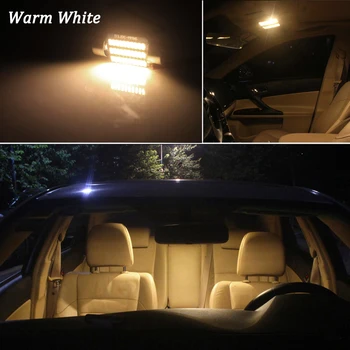 Baltās Canbus LED Interjera Automašīnas Gaismu Mazda MX-5 Miata LED Interjera Dome Bagāžnieka numura zīme Spuldzes (1990-2020)