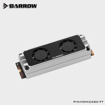 Barrow 2280 22110 SATA PCIE atbalsta multi specifikācija M. 2 Cietā Diska Dual Fan Siltuma Izlietne, Dzesēšanas radiatoru HDM2280-FT