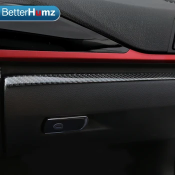 Betterhumz Interjera Centrālais kontroles Panelis Apdares Līstes oglekļa šķiedras Auto uzlīmes BMW F30 F32 F34 2013-2018 Piederumi