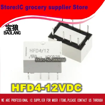 Bezmaksas Piegāde 10PCS HFD4 HFD4/12 HFD4-012 0.5A125VAC Subminiature Signālu Releja HFD4-12VDC