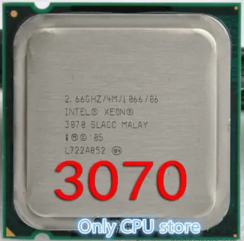 Bezmaksas piegāde 3070(4M Cache,2.66 GHZ),Dual-core LGA775 xeon 3070 Desktop cpu xeon CPU 3070