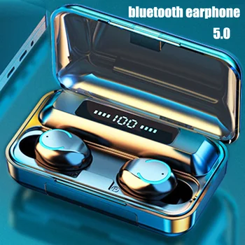 Bezvadu Austiņas TWS F9-9 Bluetooth 5.0 Earbuds Ūdensizturīgs Austiņas ar Trokšņu Slāpēšanas Bezvadu Stereo Bluetooth Austiņas