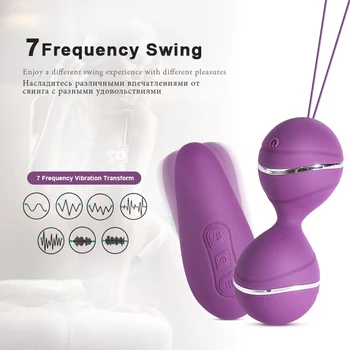 Bezvadu Tālvadības Klitora Vibrators G spot stimulators Kegel bumbiņas 10 Ātrumu Vibrācijas olas Maksts Bumbiņas, Seksa rotaļlietas Sievietēm