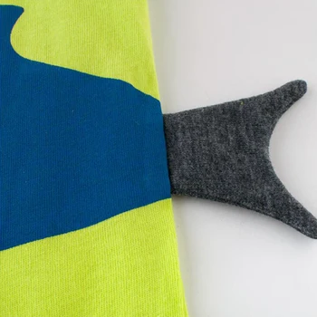 BINUDUCKLING Modes Vasaras Toddler Bērnu Zēniem Bērnu Apģērbu Komplekts Haizivs Drukāt Īsām Piedurknēm T-Krekls+Bikses, Kokvilnas Bērnu Drēbes
