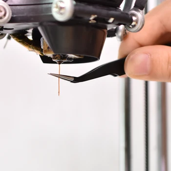 BIQU 12pcs 3D Printera komplekts smidzināšanas uzgaļu tīrīšanas adata un Pincetes Toolkit Alternatīvu 0,4/0.35 mm Urbju 3D Printeri