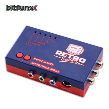 Bitfunx RetroScaler2x A/V HDMI Pārveidotāju un Līnijas-doubler par Retro Spēļu Konsoles PS2/N64/NES/SEGA Dreamcast/Saturn/MD1/MD2