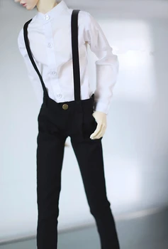 BJD Lelles apģērbu melnā noņemamām lencēm par 1-3 1-4 leļļu piederumi