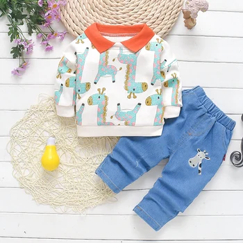 Bērnu Apģērbu Komplekts Modes Oficiāli Vienotos Tērps, Krekls ar garām Piedurknēm+Bikses 2gab Bērniem Tērpiem, Par Maz Zēnu Drēbes 1-2-3-4Y