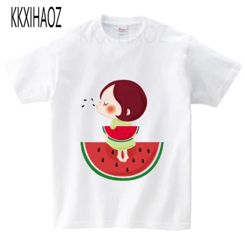 Bērnu t krekls 2020. gada Vasarā Jaunu bērnu Ikdienas īsās Piedurknes Karikatūra Arbūzs T-Krekls Meitene cute Princese modē, topi, t-veida NN
