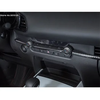 Centrālās Kontroles Izeju Dekoratīvu Rāmi, Oglekļa Šķiedras Interjera Dekorēšana Modifikācijas Mazda CX30 CX-30 2020 2021 Piederumi