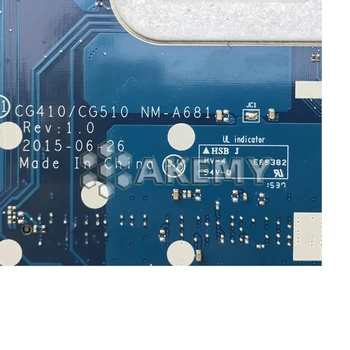 CG410 / CG510 NM-A681 motherboard Lenovo B50-50 100-15IBD grāmatiņa pamatplates CPU i3 5005U DDR3 pārbaudes darbs
