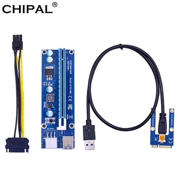 CHIPAL Mini PCI-E, lai PCI-E 16X Stāvvadu Kartes 0,6 M USB 3.0 Kabelis EXP GDC Klēpjdatoru Ārējo Video Karti Miner Ieguves