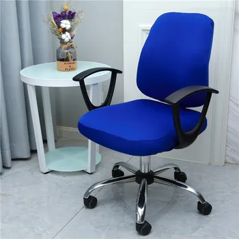 Cietā Krēsla Segtu Biroja Datoru Spandex Sadalīt Seat Cover Universal Biroja Anti-dust Cover Armchair