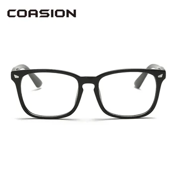 COASION Zilā Gaisma Pretbloķēšanas Brilles Laukumā Nerd Brilles Rāmis Anti Blue Ray Blue Ray, Datoru Spēle, Brilles, UV Aizsardzība CA1396