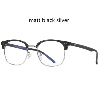 COOLSIR Zilā Gaisma Pretbloķēšanas Brilles Anti Zilā Gaisma Brilles Metāla Rāmis Modes Datoru Aizsargbrilles HD Lasījumā Plakans Spogulis UV400