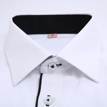 DAVYDAISY Jauno Vasaras Vīriešu Krekls ar Īsām Piedurknēm Modes Cietā Vīriešu Krekli Zīmolu Apģērbu Formālas Biznesa Balts Krekls Cilvēks DS187