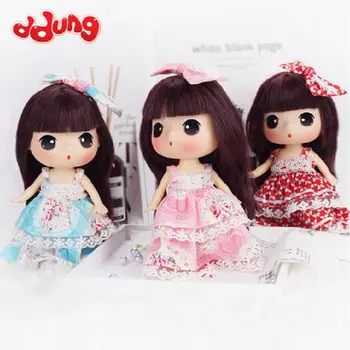 Ddung Korejas Lelle Lolita Kleita Ziedu Svārki 3 Stila Mērci Dolly BJD Modes DIY Auduma Mainās Rotaļlietas