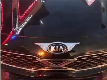 Derīgs KIA Sportage QL 2016 2017 2018 2019 ABS Chrome Priekšējā Automašīnas Logo Dekoratīvās Auto Stils Aksesuāri