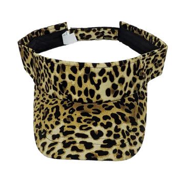 Dienas Klp Modes Vasaras Hat Visor Leopards Drukāt Sieviešu Sejsegu Klp Saules Aizsardzības Dāmām