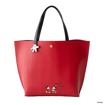 Disney Mickey mouse Soma, pu Plecu Karikatūra dāma Tote Lielas Ietilpības soma Sieviešu Soma, modes rokassomu, pleca soma
