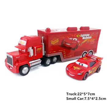 Disney Pixar Automašīnām 26 Stilu 2gab Zibens McQueen Mack Truck Jimmy King 1:55 Lējumiem Metālu Sakausējumu Paraugu Rotaļlietas Automašīnām Bērniem