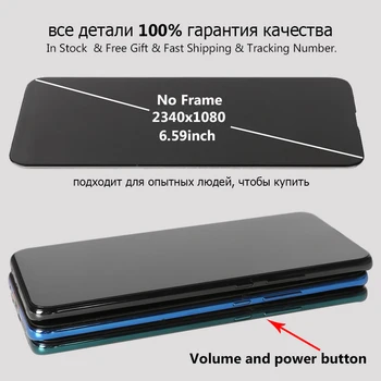 Displeja Huawei Honor 9X STK-LX1 LCD Displejs, Touch Screen Digitizer Asambleja Par Godu 9X krievijas Versija LCD Displejs 6.59