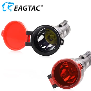 EAGTAC Sarkano Filtru w/ Pārsegu (plastmasas) T G S M Sērijas LED Lukturīti