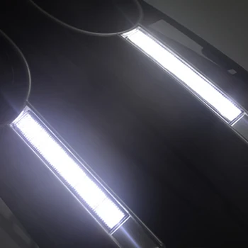 ECAHAYAKU Auto-stils DRL LED Dienas Gaismas lukturi Aizstāt Miglas Lukturi Caurumu Aptver izmantot Volkswagen Sagitar 2012 2013
