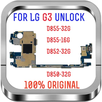 Eiropas Versija atslēgts par LG G3 D855 Loģikas Plates,16GB 32GB par LG G3 D855 Mātesplati ar Android Sistēmu Labā darba
