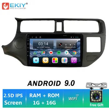 EKIY Android 9.0 Auto Radio Kia RIO K3 2011 2012 2013 Multivides Ekrāna Navigāciju GPS, Stereo 2 DIN ne DVD Atskaņotājs, wi-fi