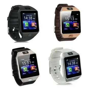 Ekrāna Smart Skatīties dz09 Ar Kameru, Bluetooth rokas Pulkstenis SIM Kartes Smartwatch Ios Android Telefoniem Atbalsts Vairāku valodu