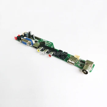 Fit LP154W01(TL)(D1)/(TL)(D2)/(TL)(D3)/(TL)(D4)/(TL)(D5) analog TV 30-Pin LVDS Tālvadības 1CCFL 1280*800 USB kontroles padomes komplekts