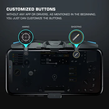 GameSir F4 Falcon Mobilās Spēles Kontrolieris PUBG Gamepad Plug and Play iOS / Android Nulles Latentuma par Call of Duty