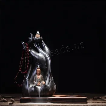 Ganeša Sālsūdenim Vīraks Degļu Keramikas Dūmu Ūdenskritums Vīraks Degļa Turētājs Aromterapijas Budas Vīraka Kvēpināmais Trauks Budistu Apdare
