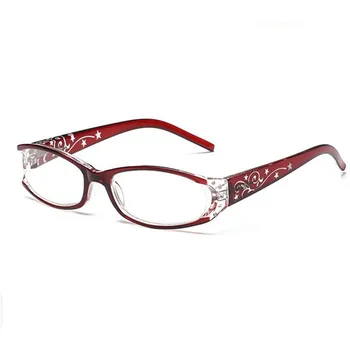 Gracioza Sievietes Sarkanā Zvaigzne Lasīšanas Brilles Skaistu Optiskās Brilles Meitenēm Lasīt Brilles +1.0 +1.5 +2.0 +2.5 +3.0 +3.5 Violeta