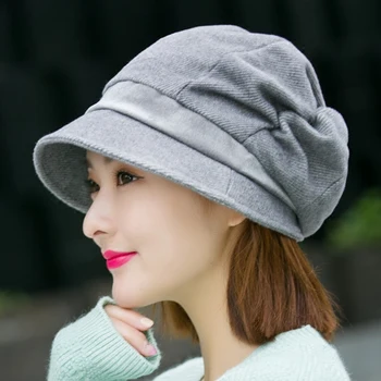 H7703 Sieviešu Berete, Cepure, Rudens Ziemas Augstas Kvalitātes Modes Korejas Gadījuma Beretes Klp Japāņu Silts Vienkāršs Āra Studentu Meitene Cepures