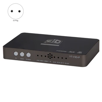 HDMI Pārveidotājs/2D uz 3D/Video Converter, pa Kreisi un pa Labi, uz Augšu un uz Leju Formāta uz 3D Piemērots Projekcijas Blu-Ray Filmu ES Plug