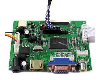 HDMI+VGA 2AV Kontroles padomes Komplekts B141EW04 V4 V. 4 1280x800 LCD LED ekrānu Vadītāja Valdes