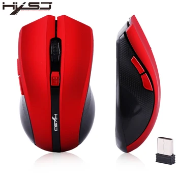 HXSJ X50 2.4 GHz Bezvadu Optical Gaming Mouse Gamer Mehāniskās Peles Datoru Spēles Portatīvie Grāmatiņa
