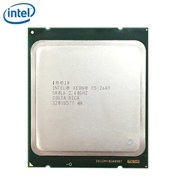 Intel Xeon E5 2689 LGA 2011 115W 2.6 GHz 8 Kodolu 16 Pavedieniem CPU Desktop Procesors, Astoņu Kodolu E5-2689 pārbaudīta strādā