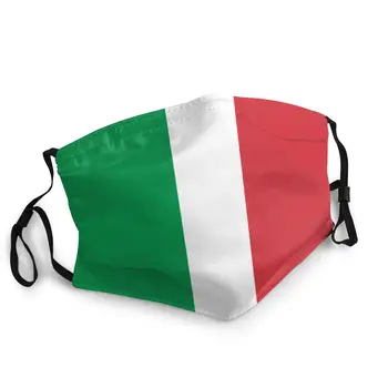 Itālijas Karogu Itālija Italia Pieaugušo Atkārtoti Mutes, Sejas Maska Nepievelk Putekļus Aizsardzības Vāciņu Respiratora