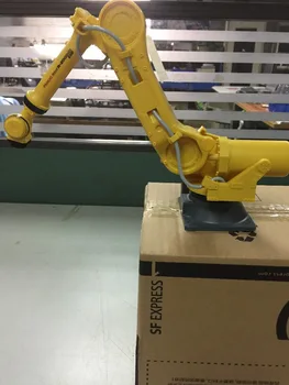Izsmalcinātu Robotu 3D Modeļa 1:10 Mērogā FANUC R-2000iC-210F Manipulatoru Roku Modeļa Vertikālā Vairāku Kopīgu Savākšanas,dekoratīvās Apdares