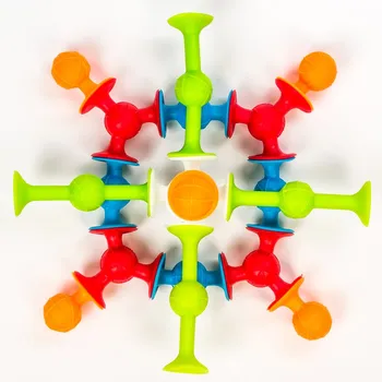 Jaunas Mīkstās Celtniecības Bloki DIY Pop Squigz Sūcējs Smieklīgi Bloki Silikona Modeli, Apkopot Radošās Rotaļlietas Bērniem Izglītības Rotaļlietas, Dāvanu