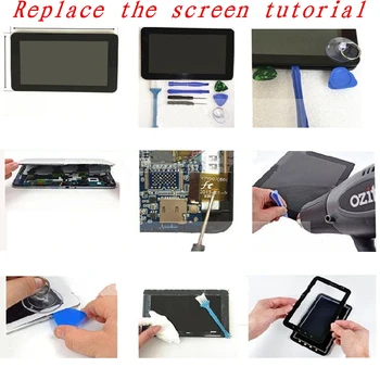 Jauno 10,1 Collu Black touch ekrāns JUSYEA J5, Capacitive touch screen panelis remonts un rezerves daļas