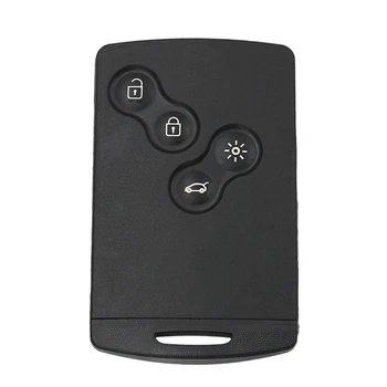 Jaunu Neslīpēts Tālvadības Atslēgu Fob 4 (433Mhz PCF7941 par Renault Megane 2009. gada līdz. gadam Ar mazo atslēga