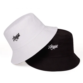 Jaunā dubultā novietotās zvejnieku cepure vasaras modes dāmas saules cepure jūra burtu drukāšanas savvaļas baseina cepuri hip hop spaiņa cepuri Vispārīgi