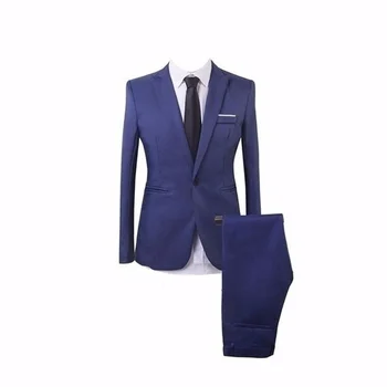 Jaunā Partija Uzņēmējdarbības Vīriešu divdaļīgs Kostīms (mētelis + Bikses) Uzņēmējdarbības Ikdienas Tērps, Vīriešu Liela Izmēra Uzvalks Businesssuit suitset