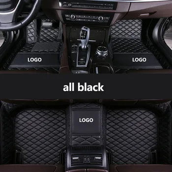 Kalaisike Pasūtījuma LOGO automašīnas grīdas paklāji Land Rover Visus Modeļus Range Rover Evoque Sport Freelander Discovery 3 4 5 auto stils