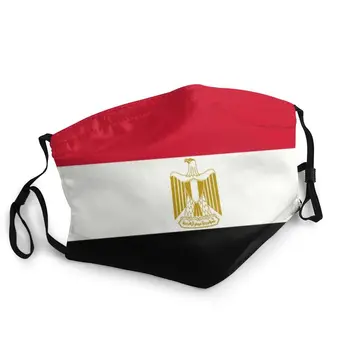 Karogu Ēģipte Maska Nepievelk Putekļus, Mazgāt Sejas Maska Aizsardzības Vāciņu Vīrieši Sievietes Respiratoru Muti Purns