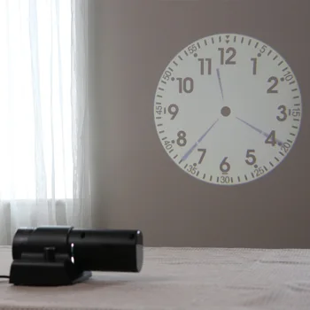 Karstā Dzīvojamās Istabas Sienas Pulkstenis Elektronisko Pulksteni Led Projekcijas Pulksteni Ar Tālvadības Pulti, Subwoofer Projekcijas Pulkstenis